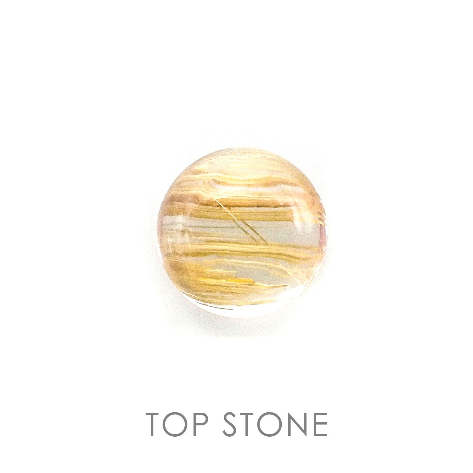 ルチルクォーツ ブラジル産 ルース 1.70ct[20084480]7.2×7.2mm前後