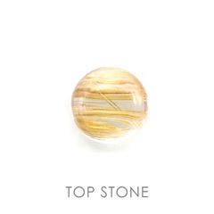 ルチルクォーツ ブラジル産 ルース 1.70ct[20084480]7.2×7.2mm前後