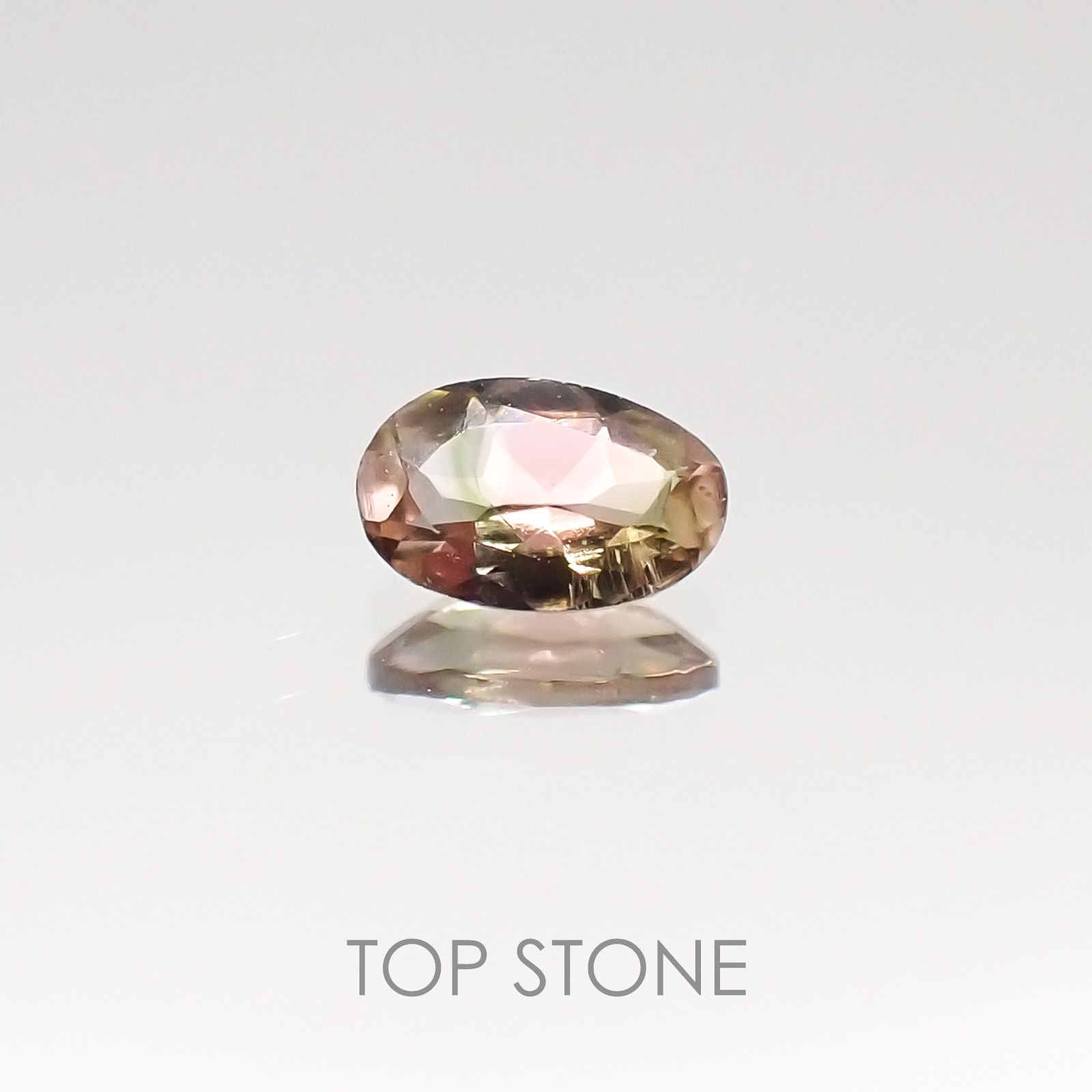 バイカラートルマリン ブラジル産 ルース 0.23ct[20107132]5.2×3.2mm前後