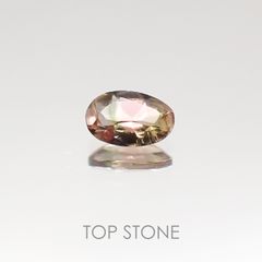 バイカラートルマリン ブラジル産 ルース 0.23ct[20107132]5.2×3.2mm前後