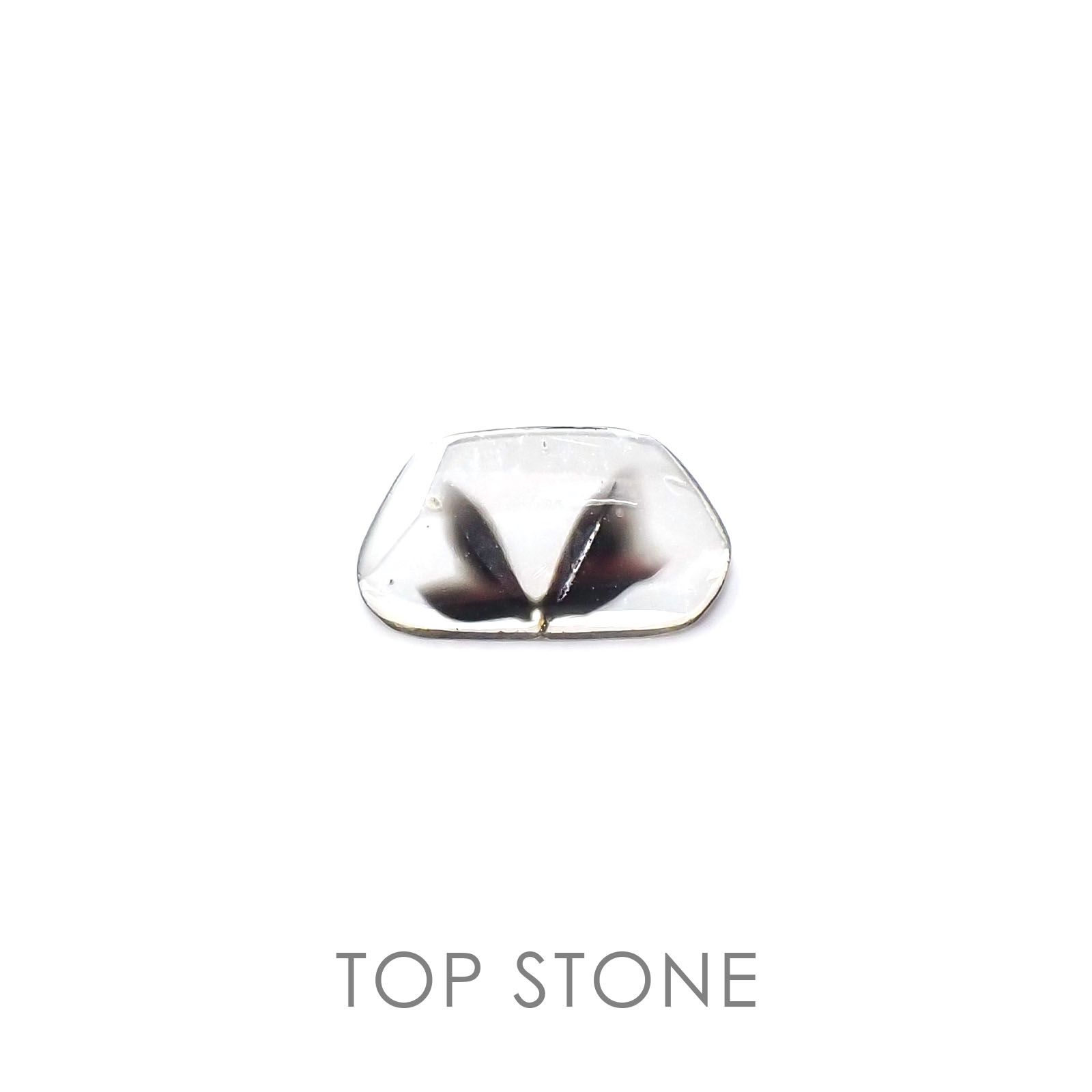 スライスカットダイヤモンド 南アフリカ産 原石・結晶 0.23ct[20106577]8.4×4.9mm前後