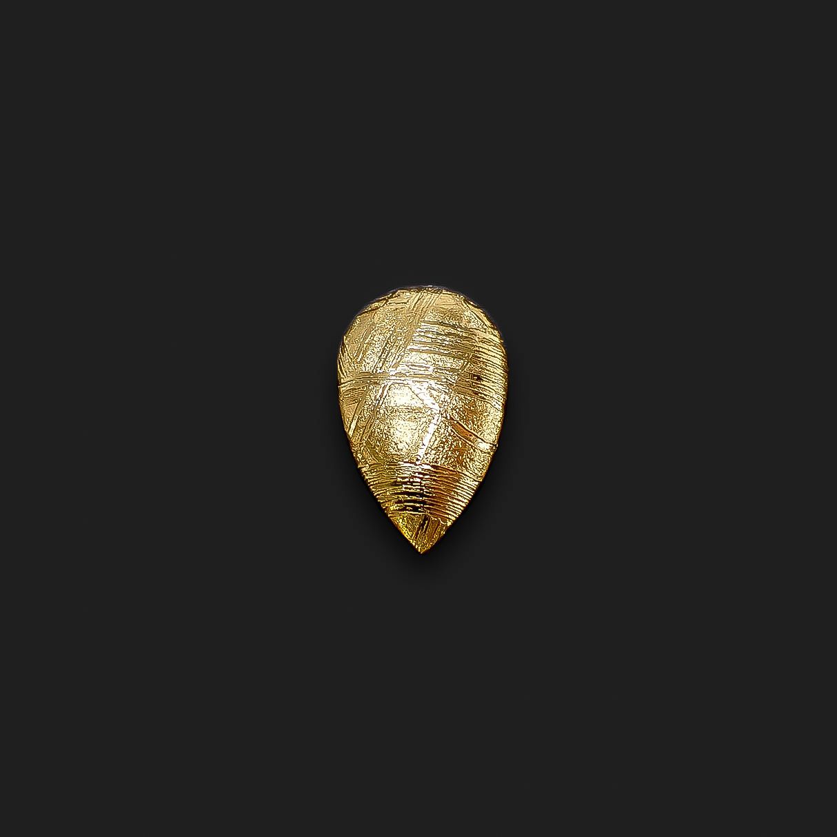 ムオニナルスタ隕石 発見地:スウェーデン 9.22ct[240125822]15.7x9.9mm前後