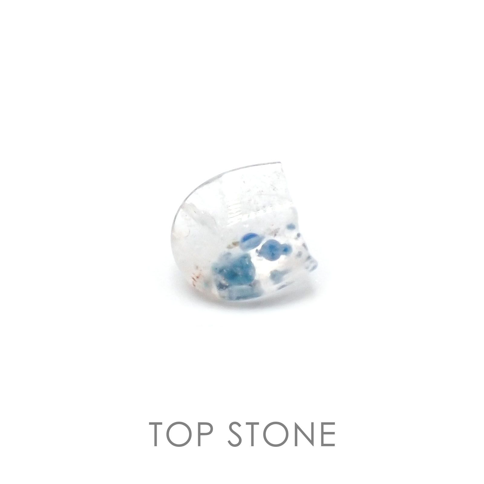 パライバクォーツ ブラジル産 ルース 0.68ct[20095690]5.7×5.8mm前後