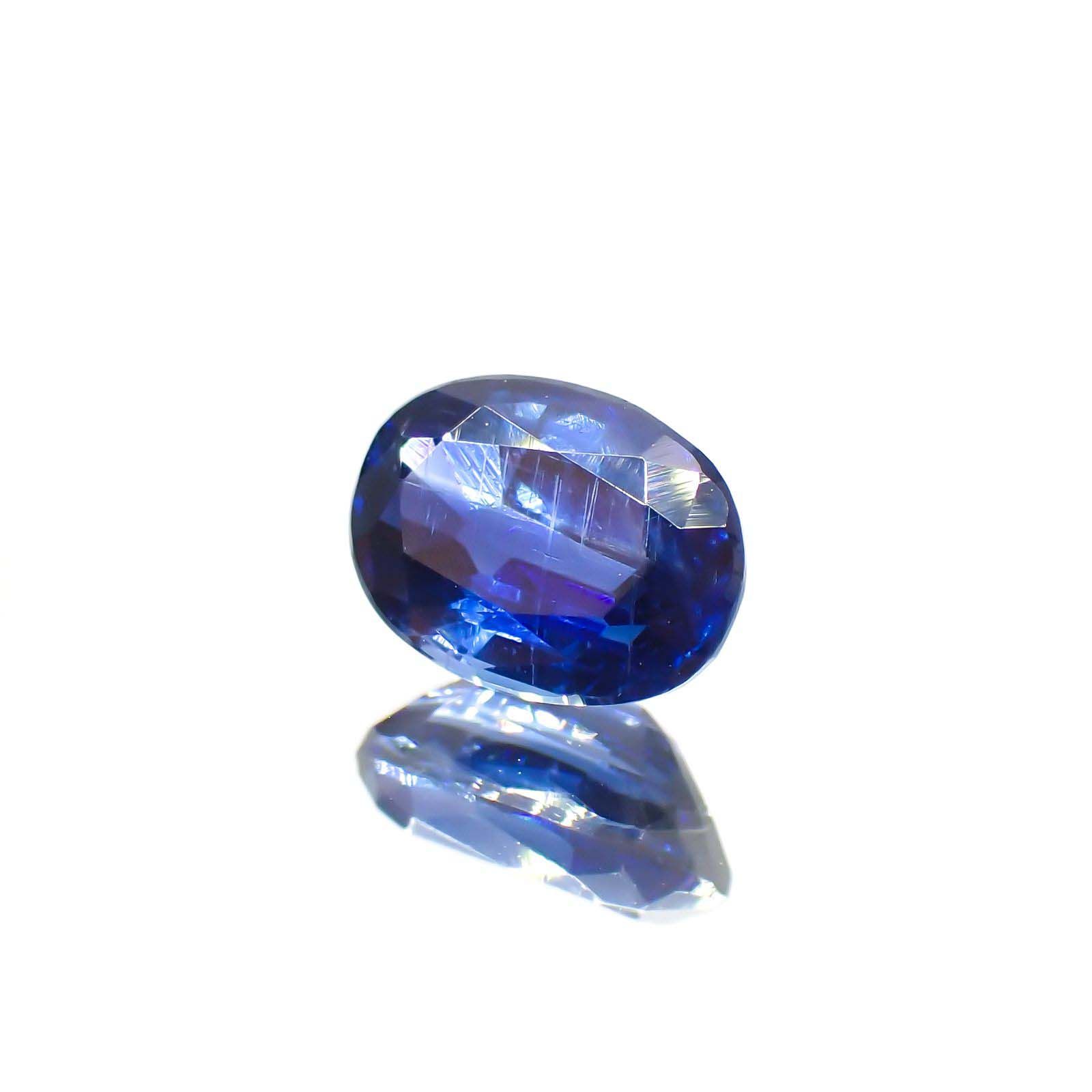 カイヤナイト(宝石名カイヤナイト)ネパール産 1.07ct 識別済[230622476]7.1x5.1mm前後