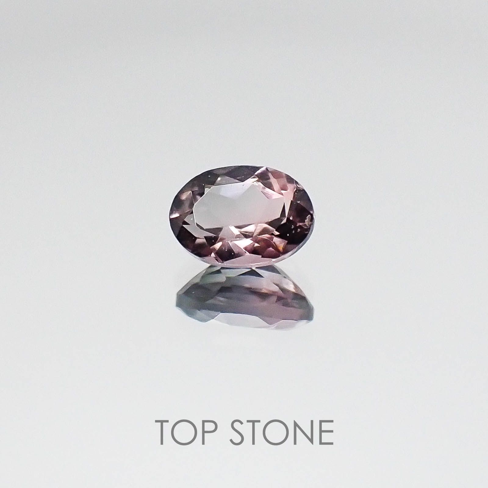 バイカラートルマリン(宝石名バイカラー・トルマリン) ブラジル産 0.50ct 識別済[20074071]5.8×4.2mm前後