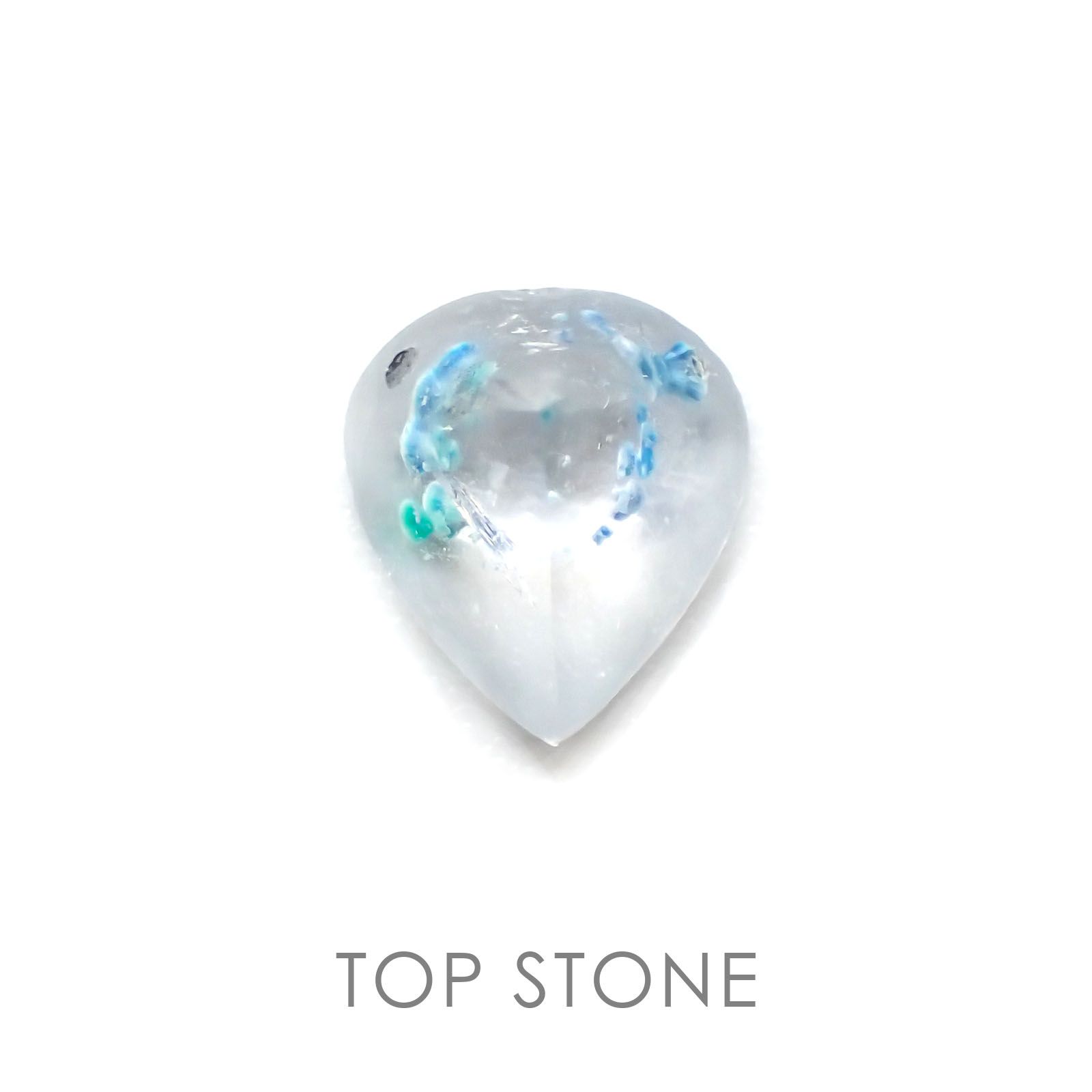 ◇フリーフォーム◇パライバクォーツ ブラジル産 ルース 1.03ct[210310268]7.7×6.7mm前後