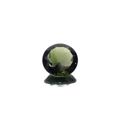 モルダバイト(宝石名モルダバイト)発見地：旧チェコスロバキア 5.60ct 識別済[231224828]12.9x12.9mm前後