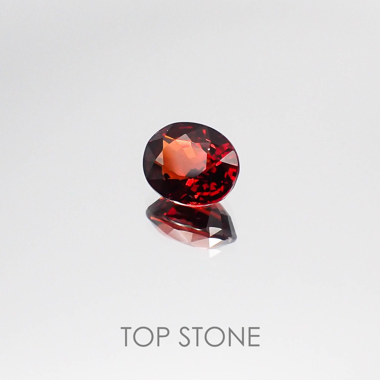 スペサルティンアルマンディンガーネット マダガスカル産 ルース 1.93ct[20073698]7.6×6.3mm前後