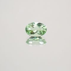 ミントカラー パライバトルマリン(宝石名トルマリン/別名パライバ・トルマリン) モザンビーク産 0.394ct ソ付(宝貴協)[210510647]5.6×3.9mm前後