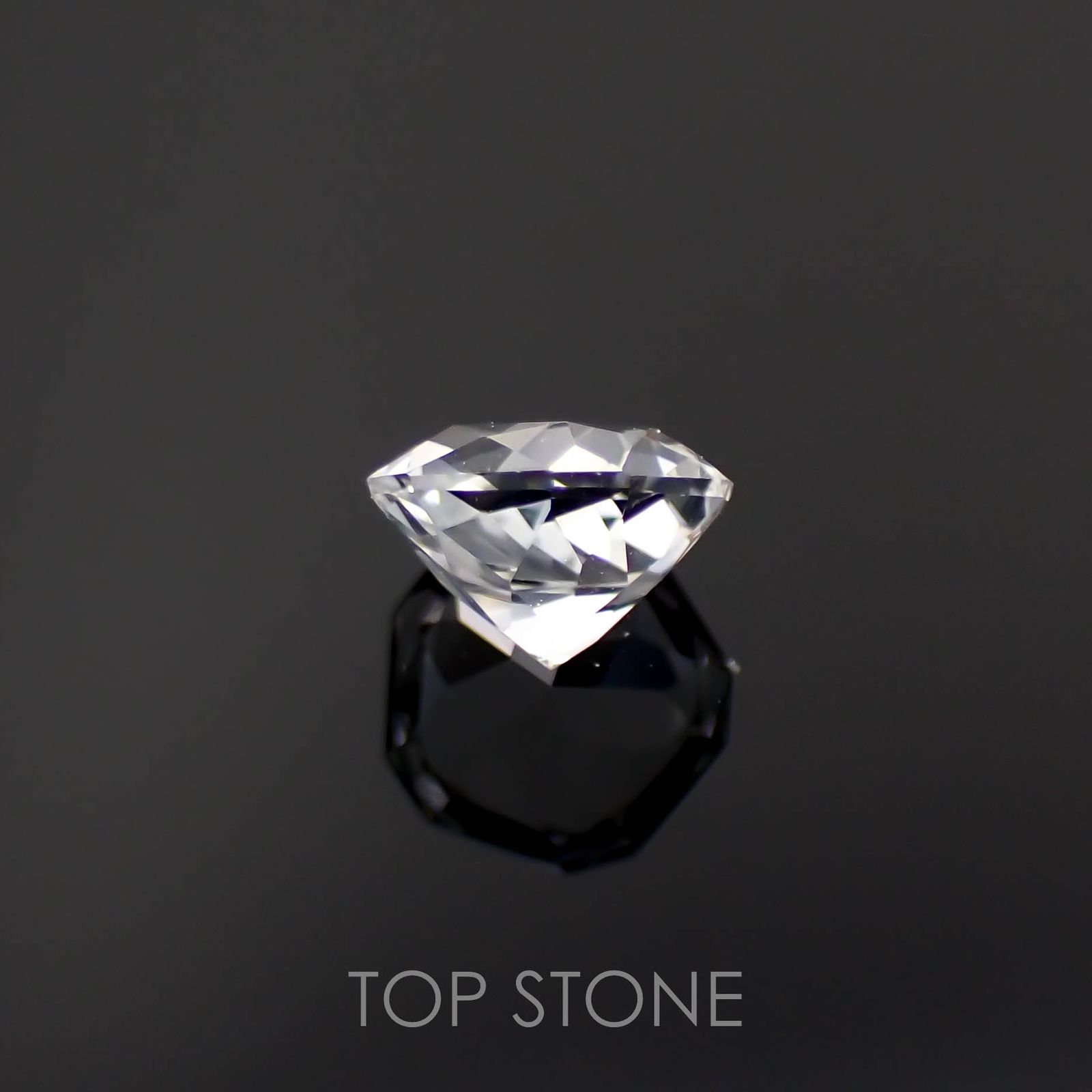 ◇カスタムカット◇ゴッシェナイト(宝石名ゴッシェナイト)ブラジル産 0.58ct 識別済[221219399]5.4x5.4mm前後