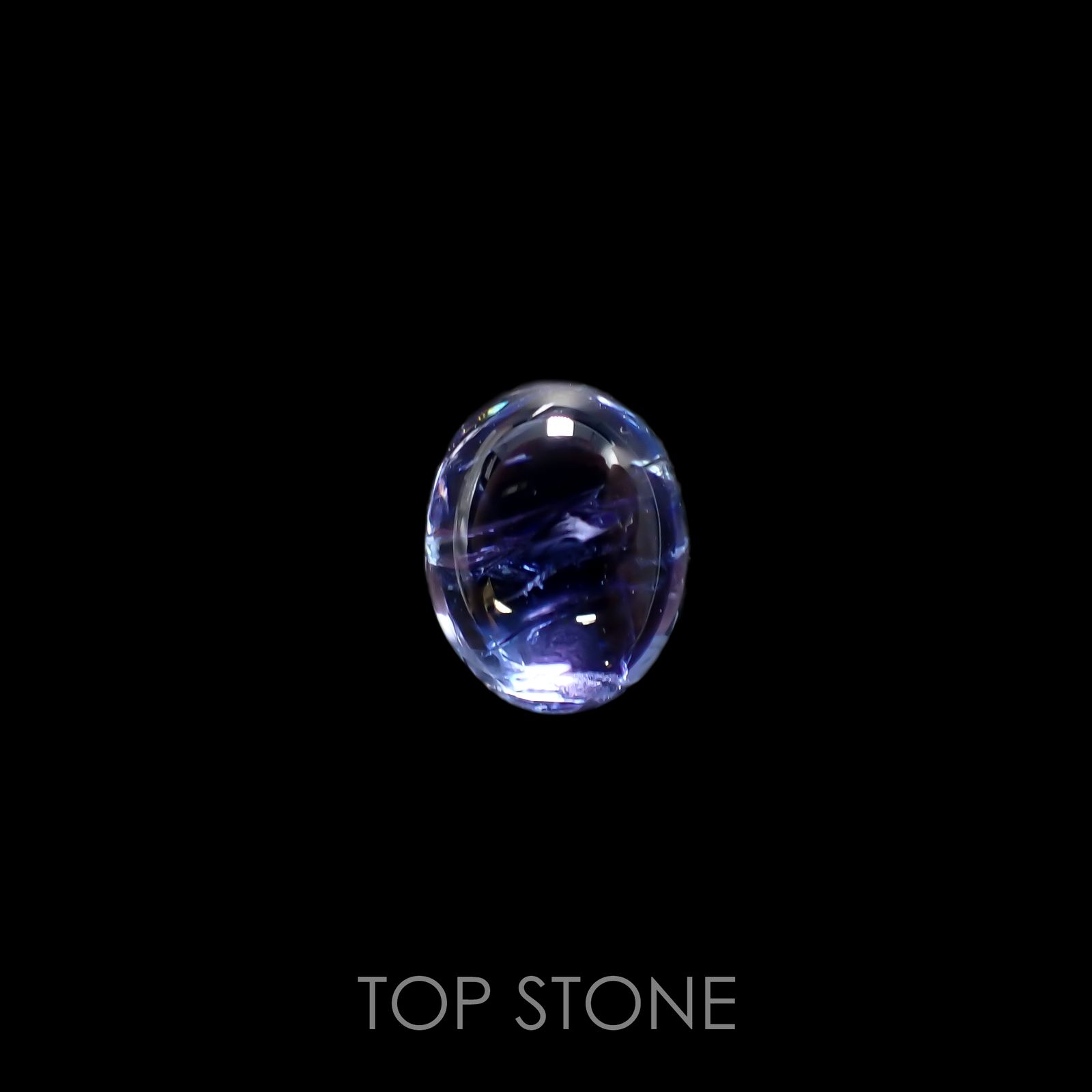 バイカラータンザナイト(ゾイサイト) タンザニア産 ルース 3.73ct[210812243]10.2×8mm前後