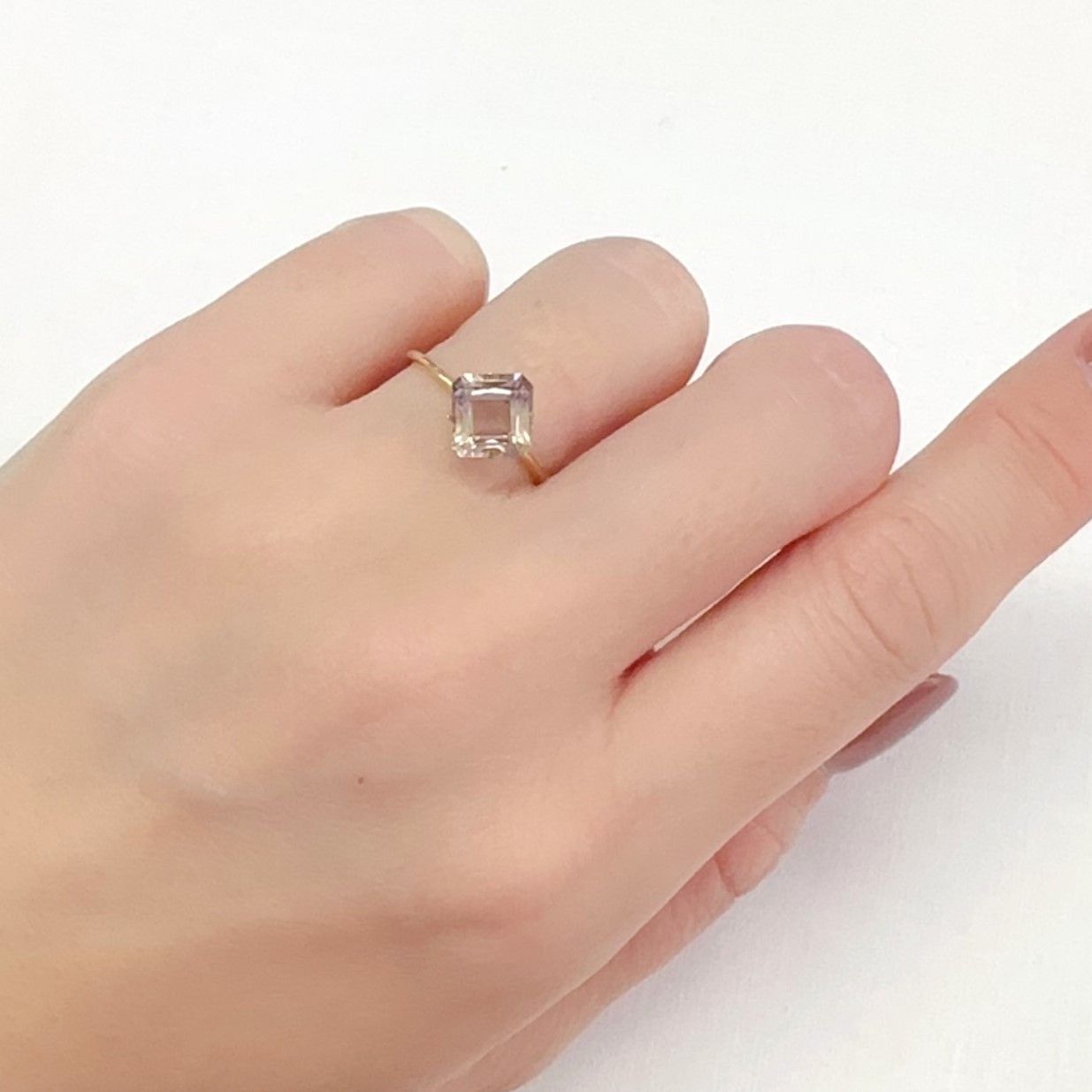 アメトリン ボリビア産 1.78ct[231225106]7.2x7.1mm前後