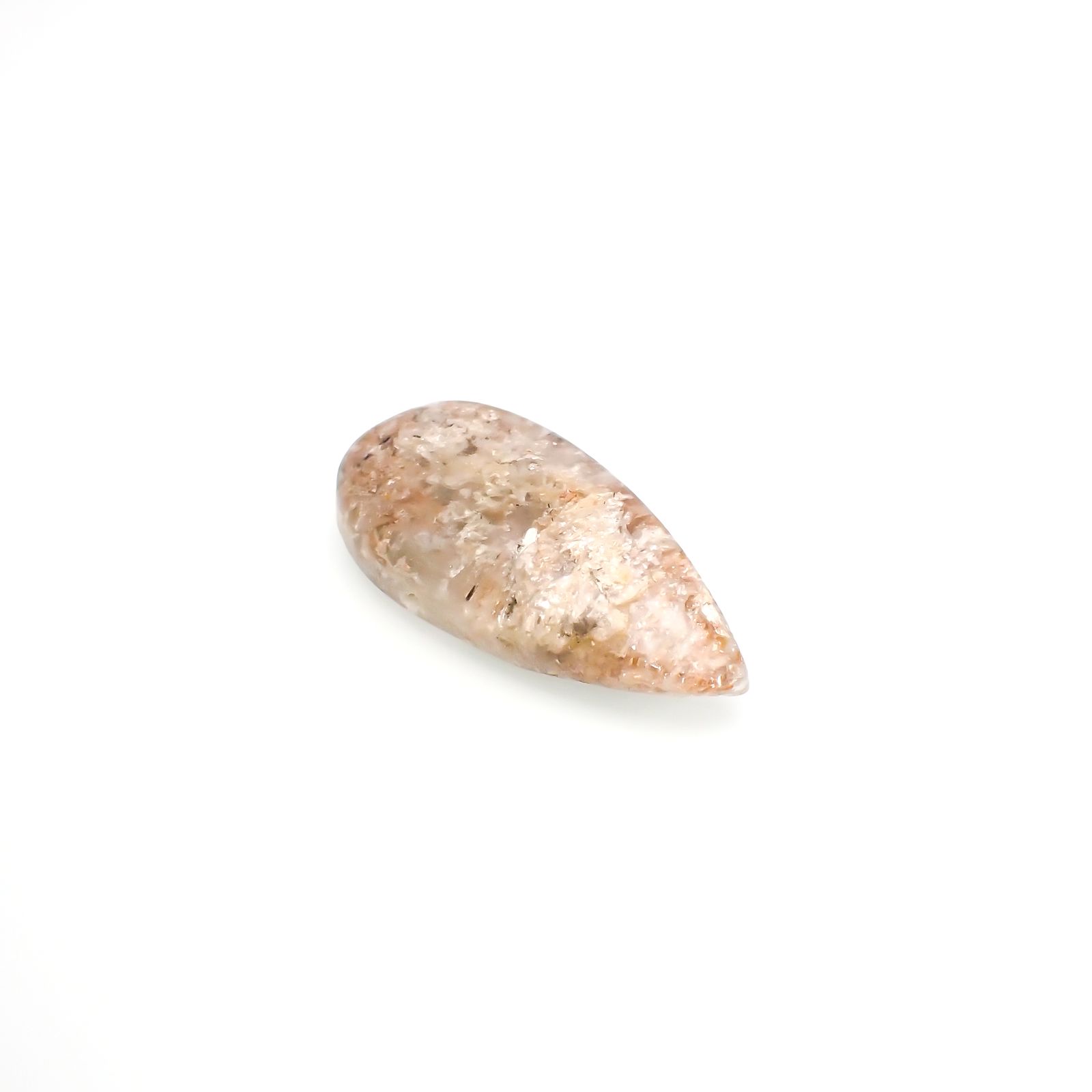 ホワイトガーデンクォーツ ブラジル産 43.08ct[230722648]39.3x18mm前後