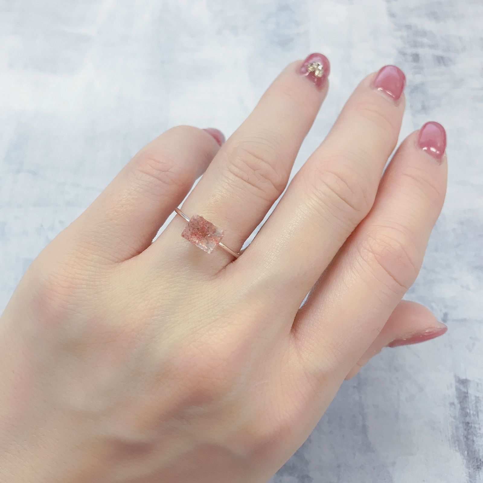 ファイヤークォーツ ナイジェリア産 1.24ct[220114761]7.5x5.5mm前後