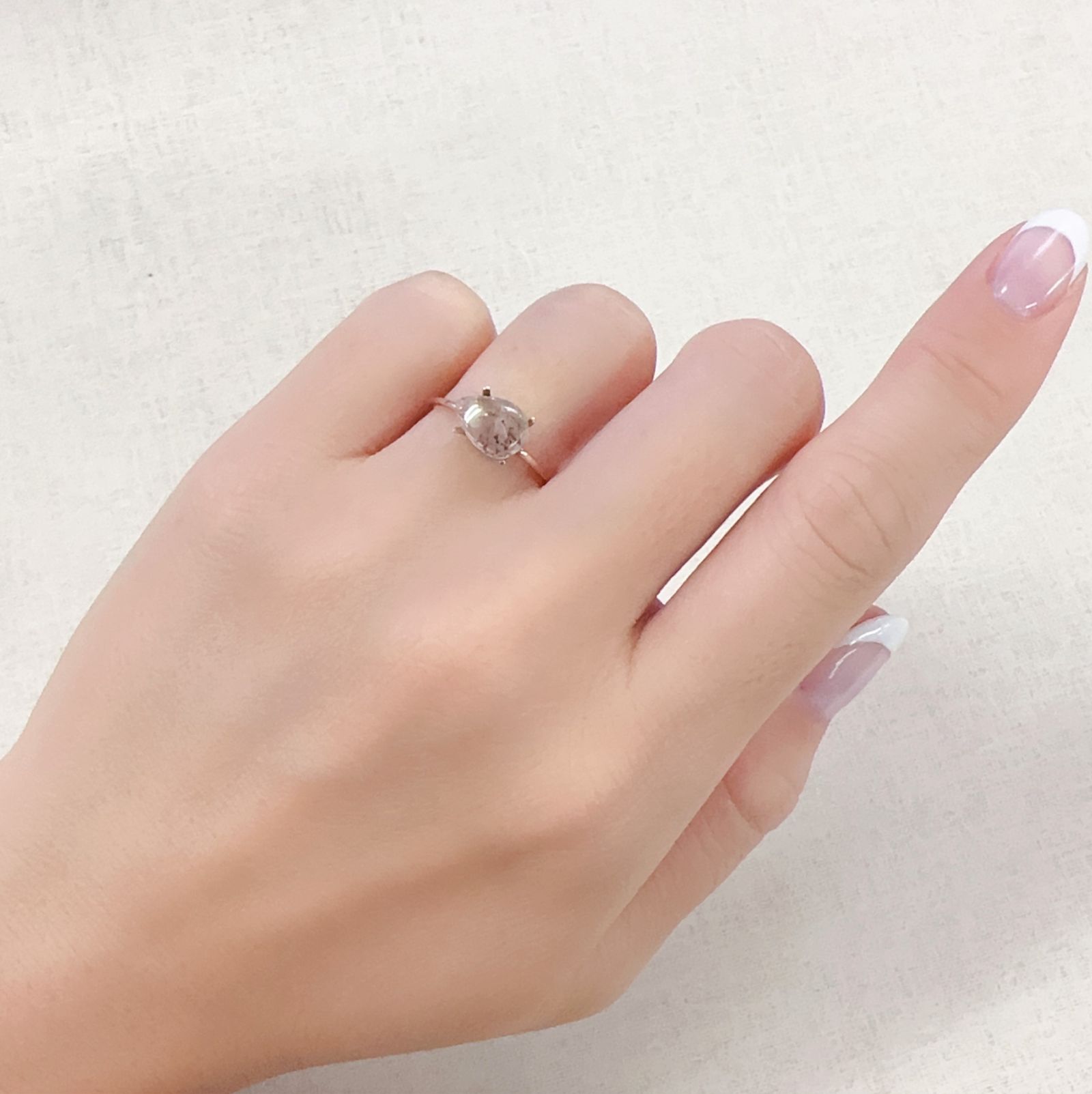 レインボーラティスサンストーン オーストラリア産 1.11ct[230722894]8.9x6.4mm前後