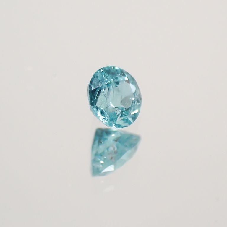 パライバトルマリン ブラジル産 ルース 0.074ct[210410658]2.7×2.6mm前後