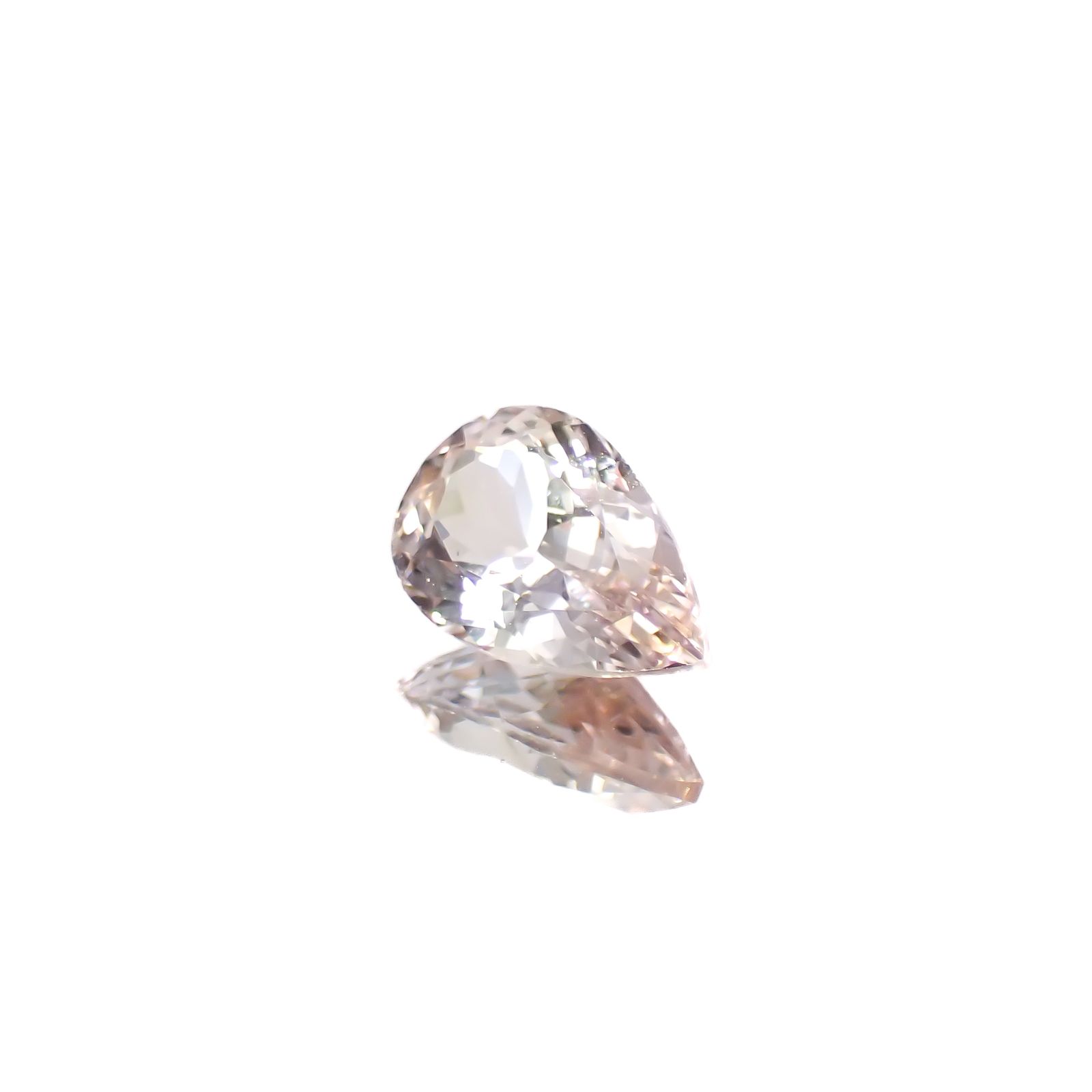 ピンクゾイサイト(宝石名ピンク・ゾイサイト)タンザニア産 0.972ct ソ付(彩珠)[241129500]8.1x5.4mm前後