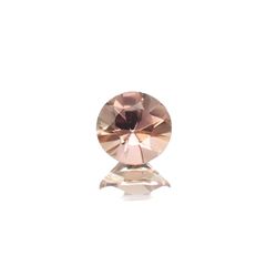 インペリアルトパーズ(宝石名トパーズ)ブラジル産 0.34ct 識別済[220917918]4.2x4.2mm前後