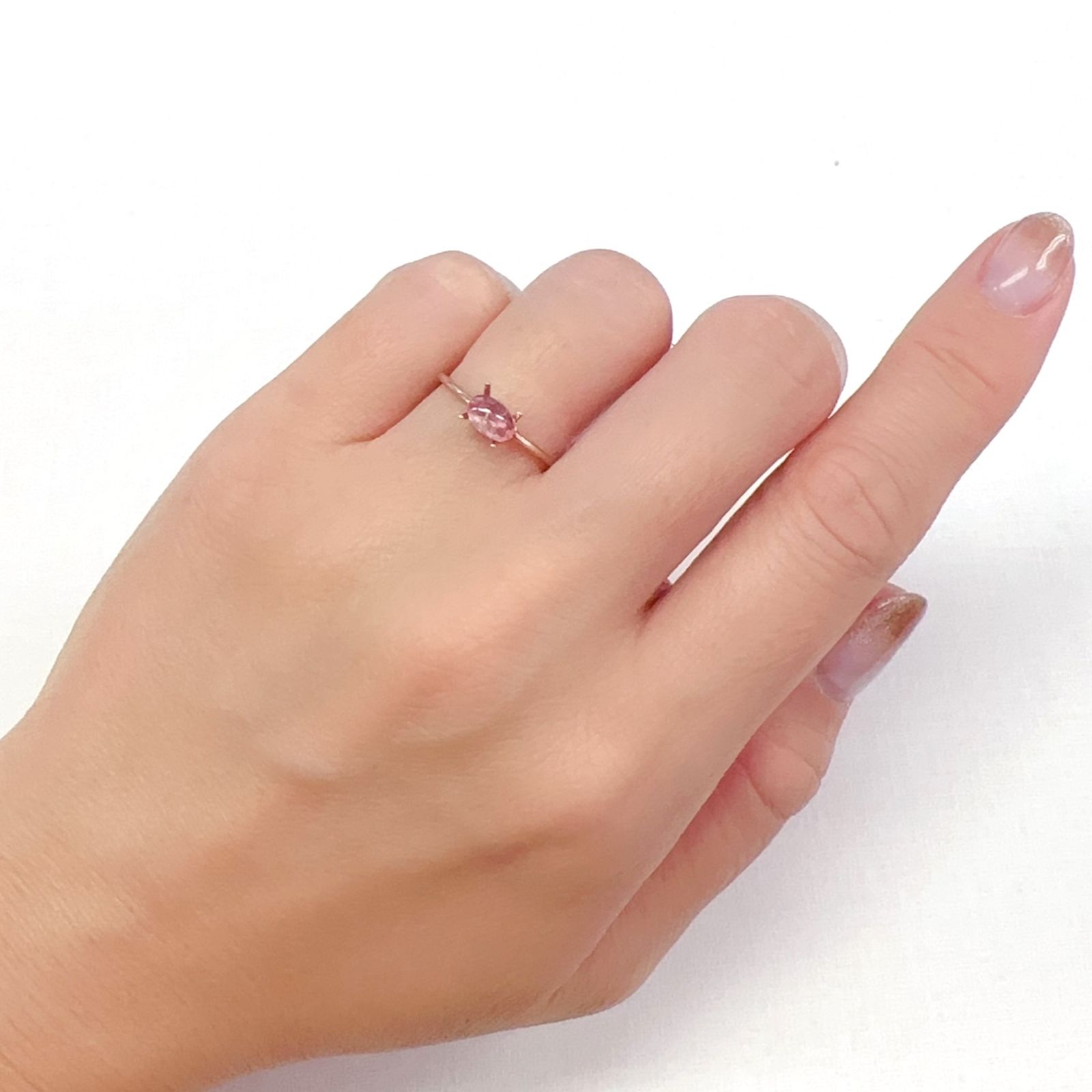 ロードクロサイト アメリカ・コロラド州・デトロイトシティ鉱山産 0.45ct[230923422]6.1x3.9mm前後