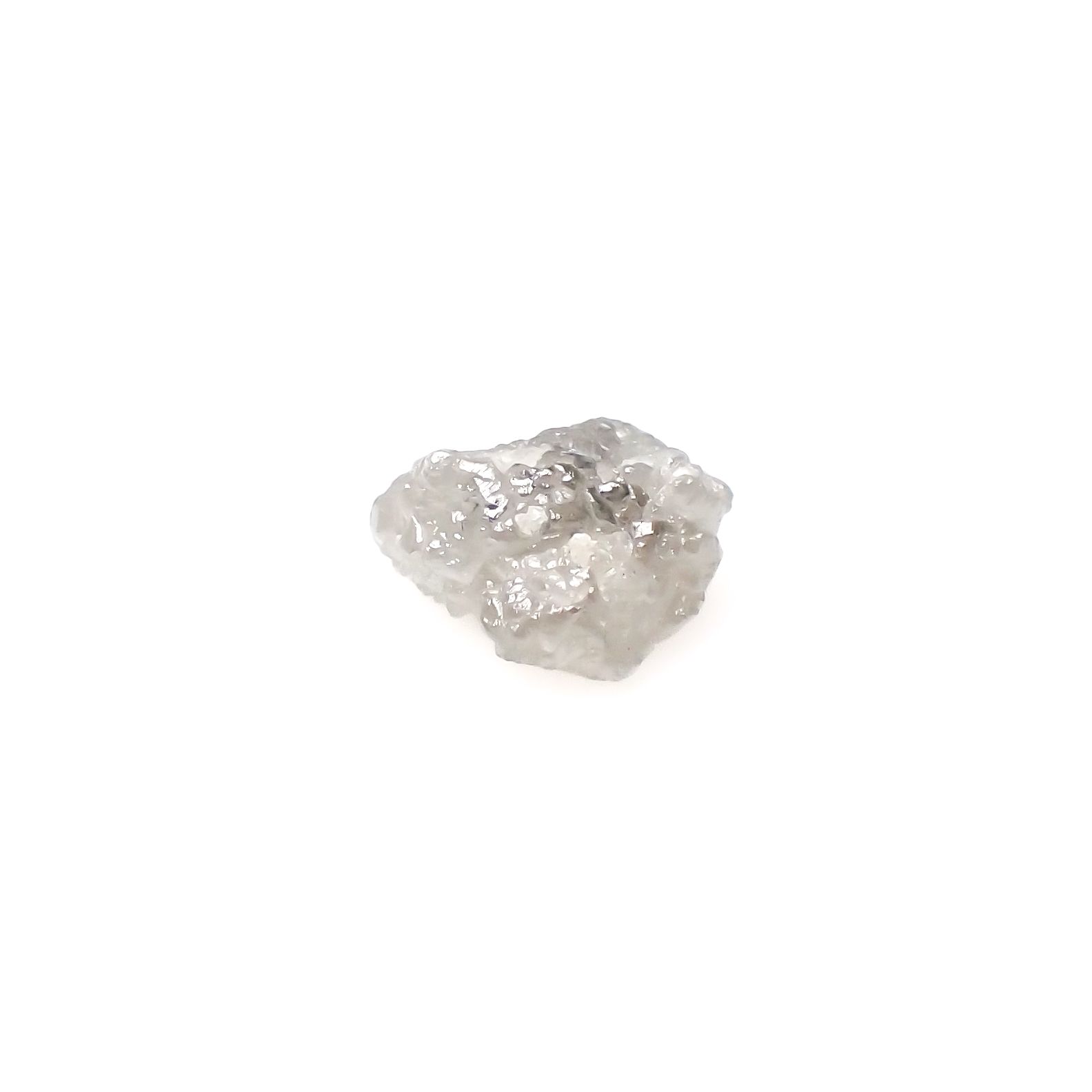 ダイヤモンド 原石 1.65ct[240326578]7.6x6.6mm前後