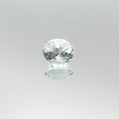 アンブリゴナイト/モンテブラサイト(宝石名モンテブラサイト)マダガスカル産 1.431ct ソ付(日独)[231023924]7.5x6.3mm前後