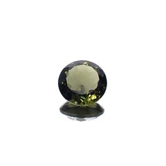 モルダバイト(宝石名モルダバイト)発見地：旧チェコスロバキア 4.87ct 識別済[231224827]11.9x11.9mm前後