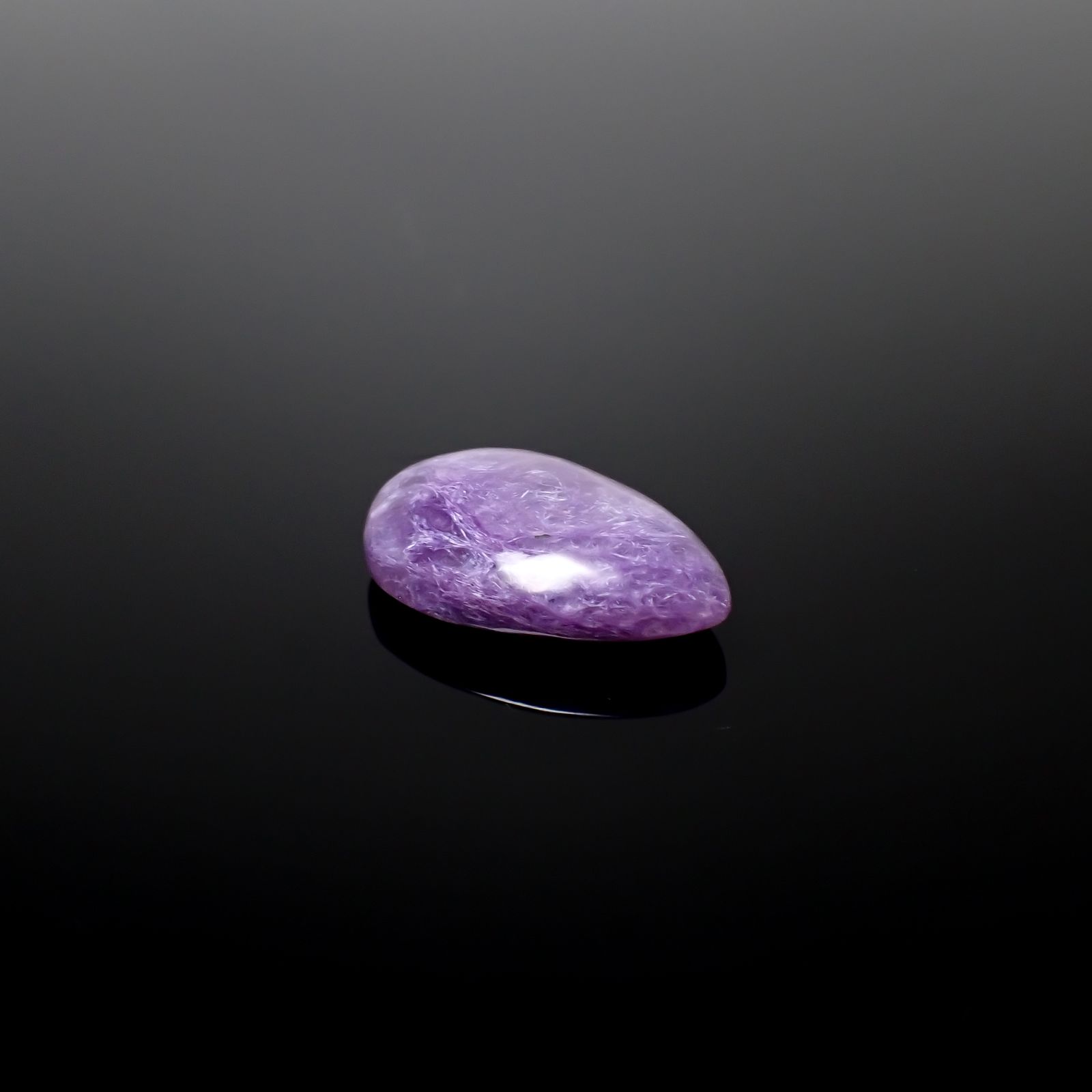 エンジェルシリカ(チャロアイトクォーツ) ロシア産 22.31ct [241029389]25.4x16.9mm前後