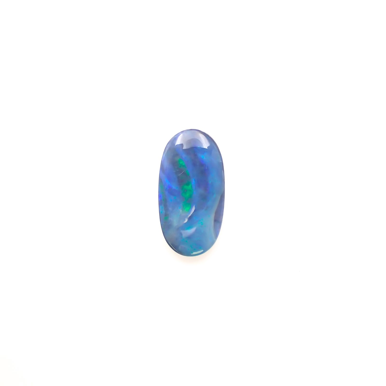ボルダーオパール 原石磨き オーストラリア産 6.26ct[231225157]19.6x10.2mm前後