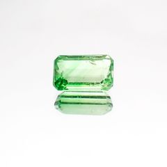 バイカラーツァボライト(宝石名グリーン グロッシュラー・ガーネット)タンザニア産 1.45ct 識別済[231124266]7.7x4.8mm前後