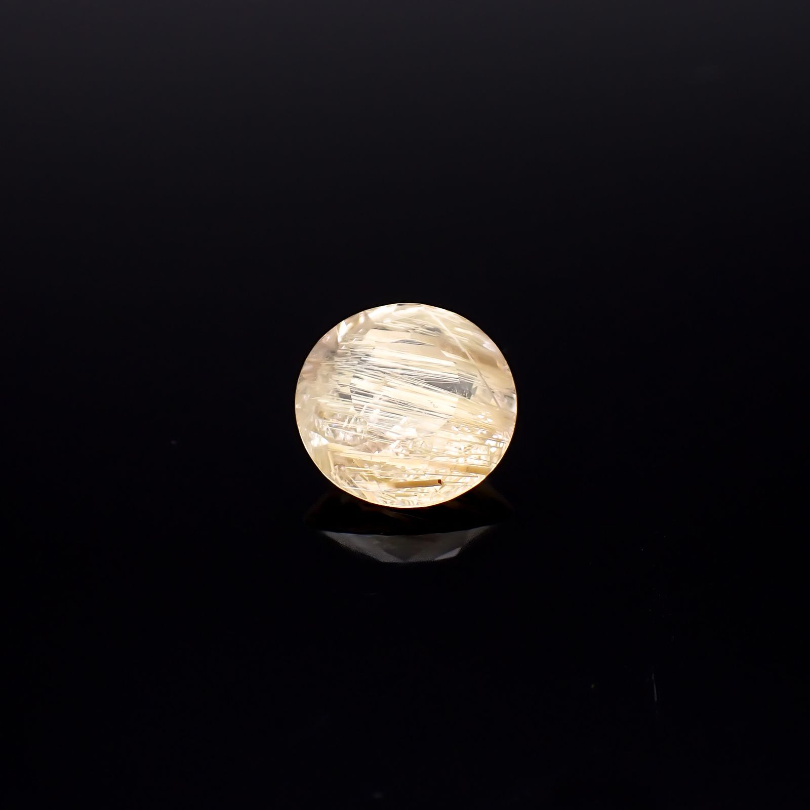 ルチルクォーツ ブラジル産 3.75ct / 10.9x11mm前後 [260732406]