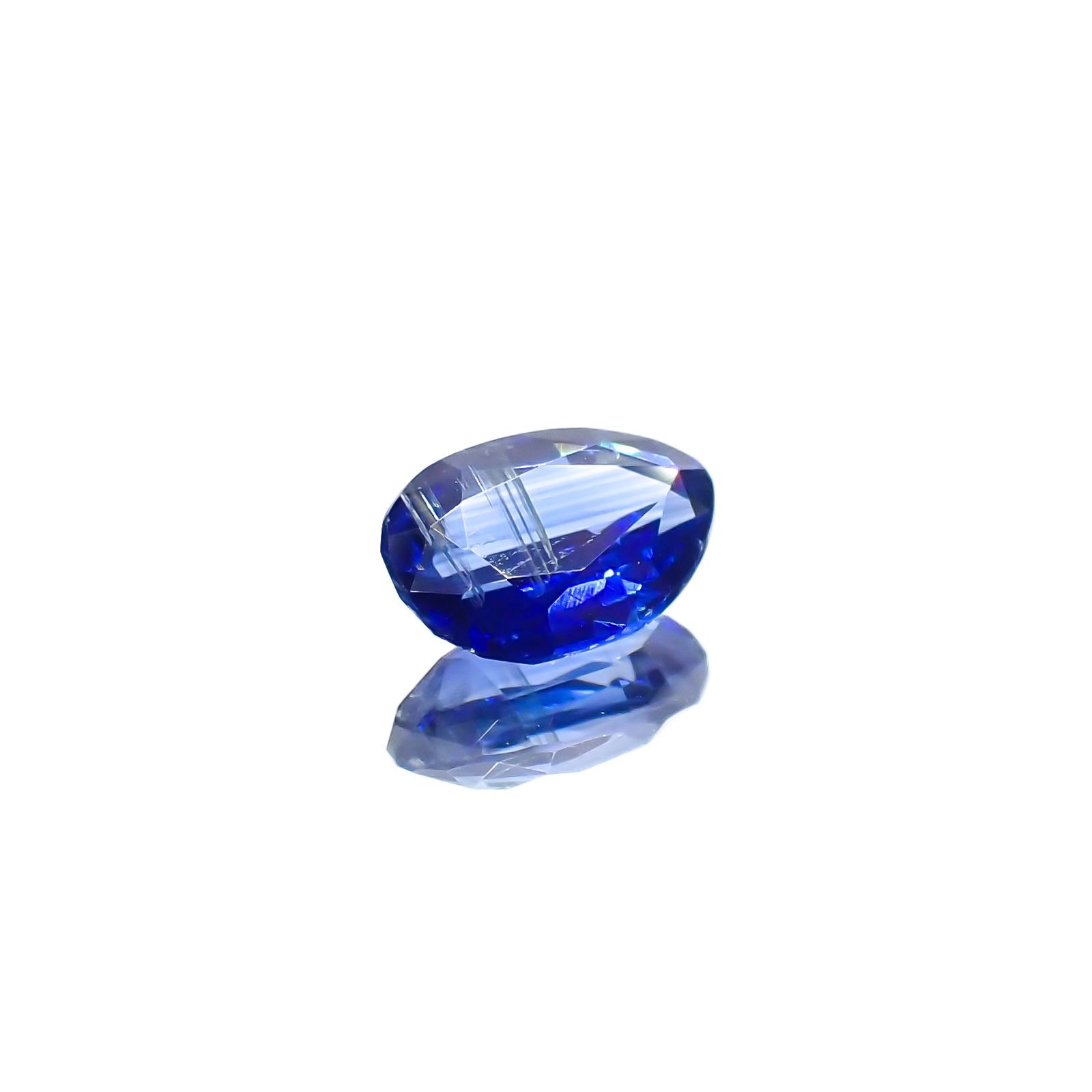 カイヤナイト(宝石名カイヤナイト)ネパール産 0.87ct 識別済[231124253]7.2x5mm前後