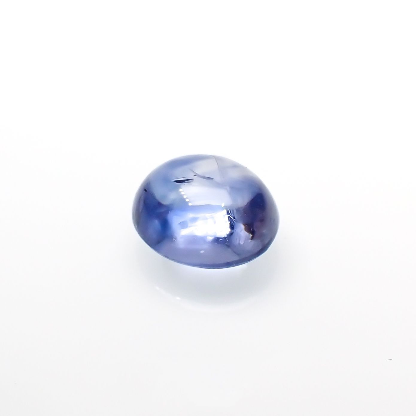 サファイア(宝石名ブルー・サファイア)スリランカ/マダガスカル産 0.87ct 識別済[220918157]5.4x4.4mm前後