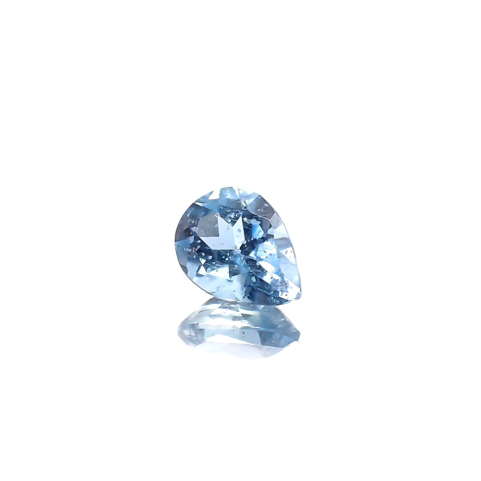 サンタマリアアクアマリン(宝石名アクアマリン) ブラジル産 0.26ct 識別済[210711414]5.1×3.8mm前後