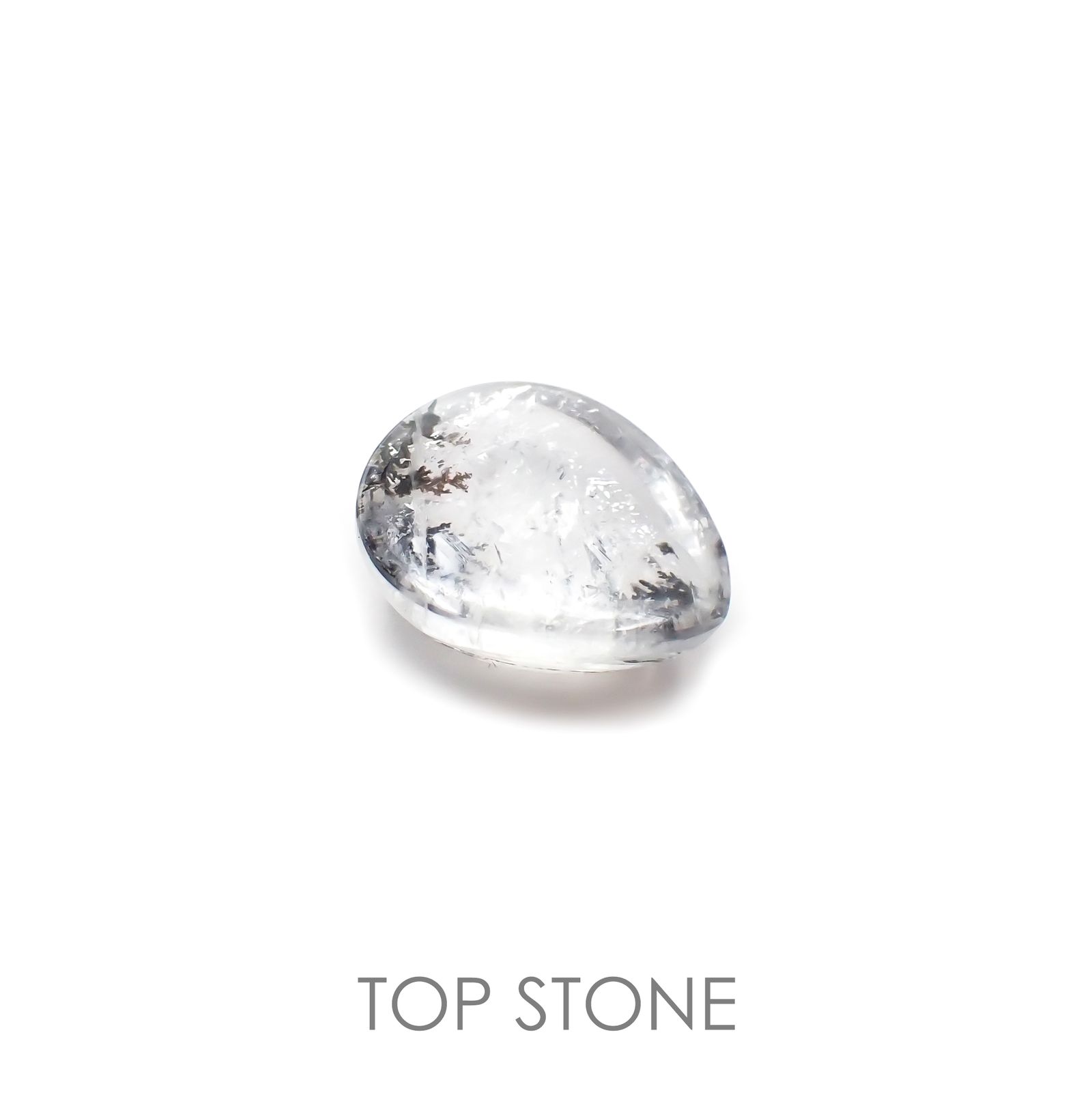 デンドリチッククォーツ ブラジル産 ルース 2.23ct[210610876]9.9×8mm前後
