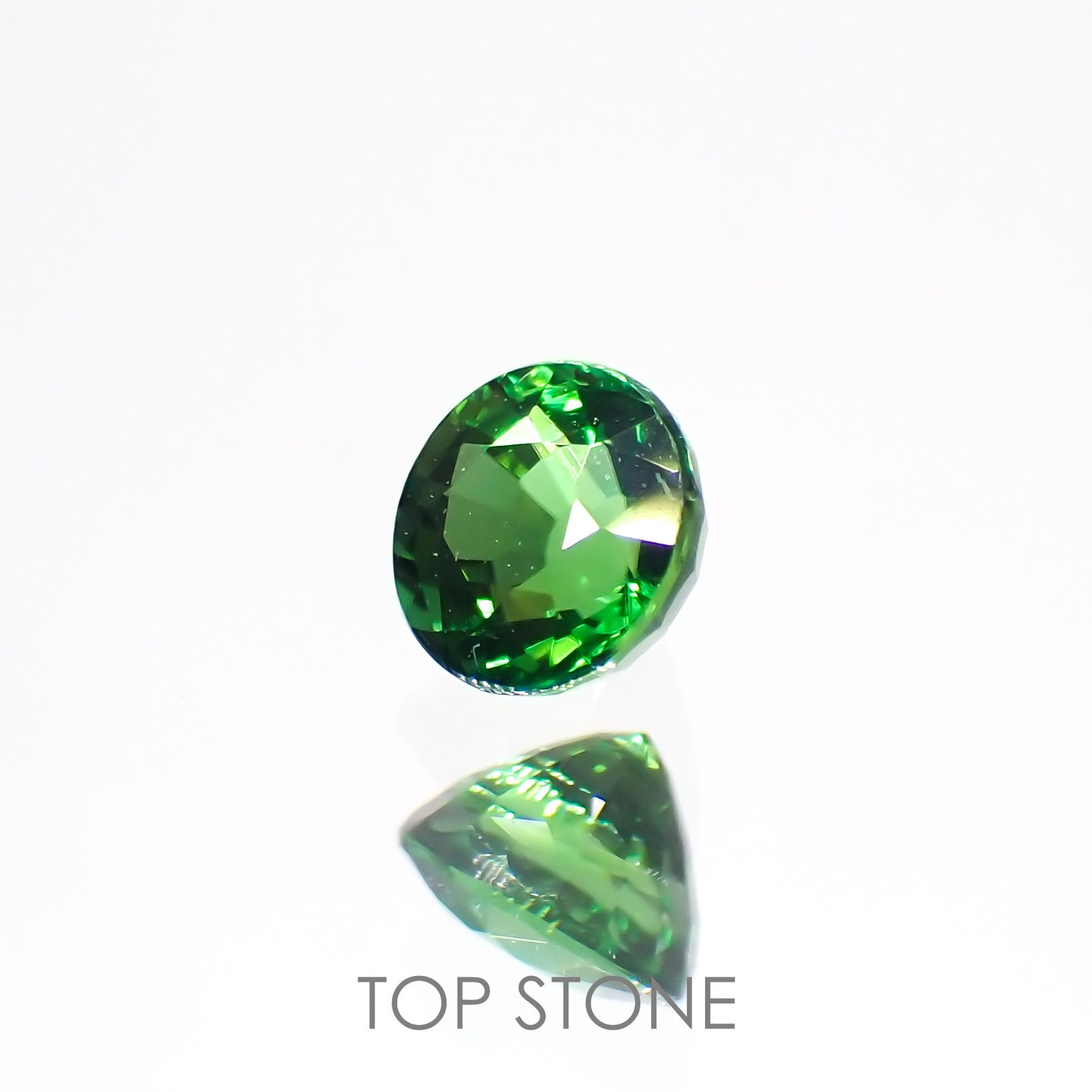 クロムトルマリン タンザニア産 0.25ct[220114160]3.7x3.7mm前後