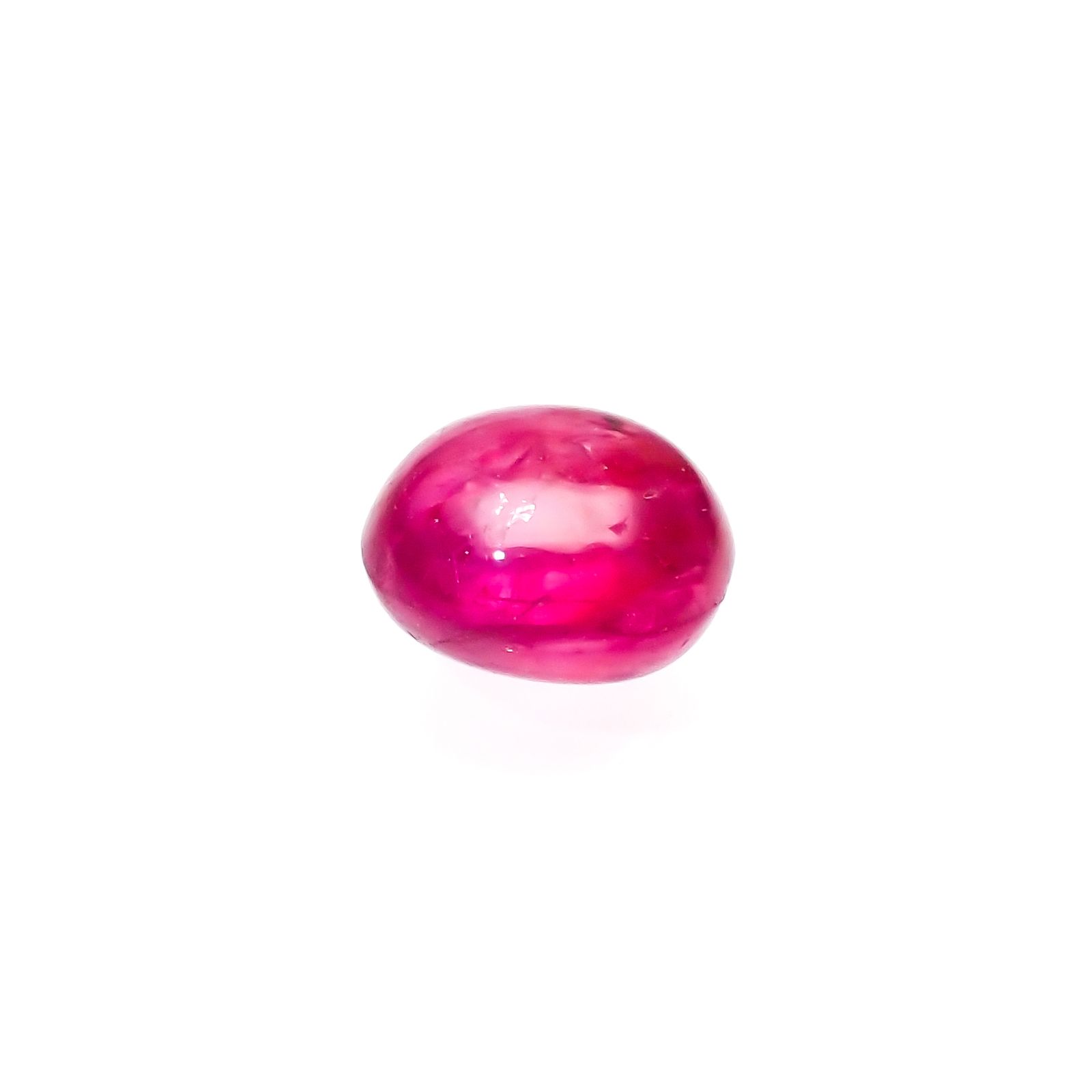 ルビー 非加熱(宝石名ルビー)ビルマ産 0.56ct 識別済[230622357]4.4x4.1mm前後