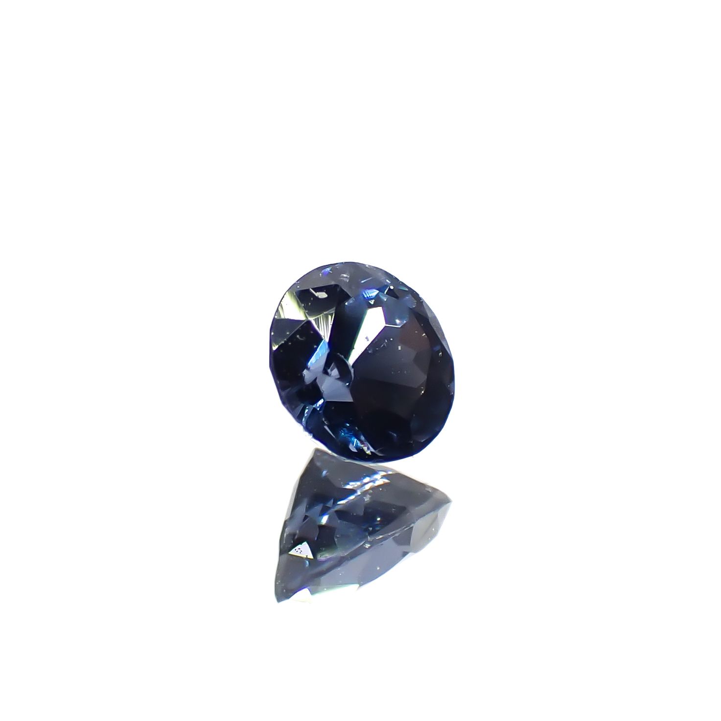 コバルトブルースピネル(宝石名ブルー・スピネル)タンザニア産 0.243ct ソ付(日独)[240928996]3.63x3.68mm前後