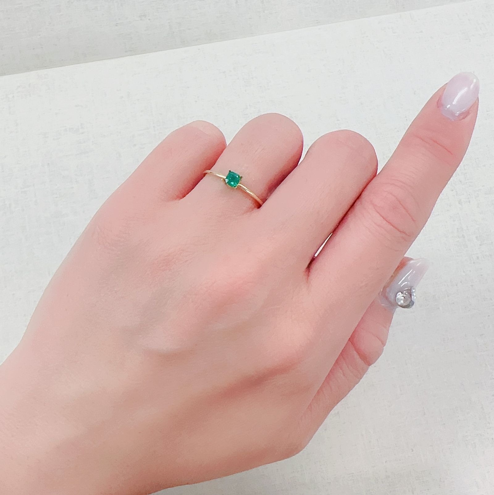エメラルド コロンビア産 0.18ct[230421711]3.3x3.1mm前後