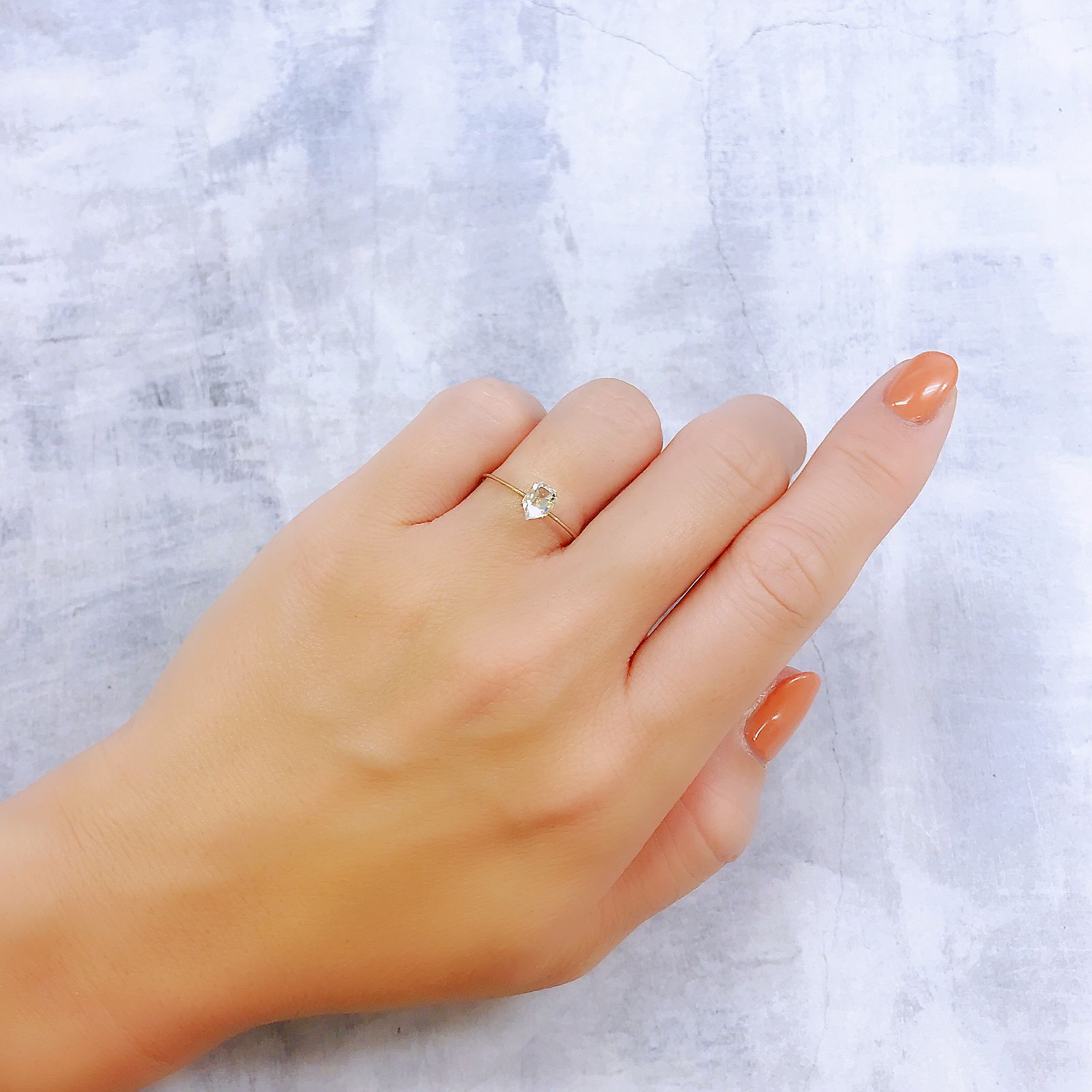 ◇カスタムカット◇オイルインクォーツ パキスタン産 0.59ct[221018541]6.1x4.2mm前後