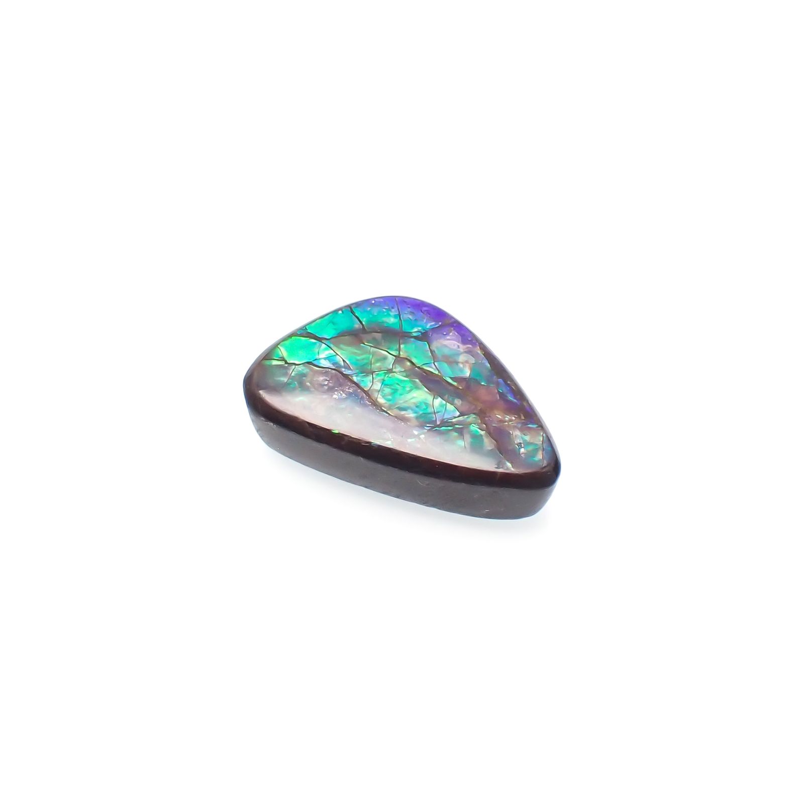 アンモライト トリプレット カナダ産 5.87ct[230823119]9.1x15.2mm前後