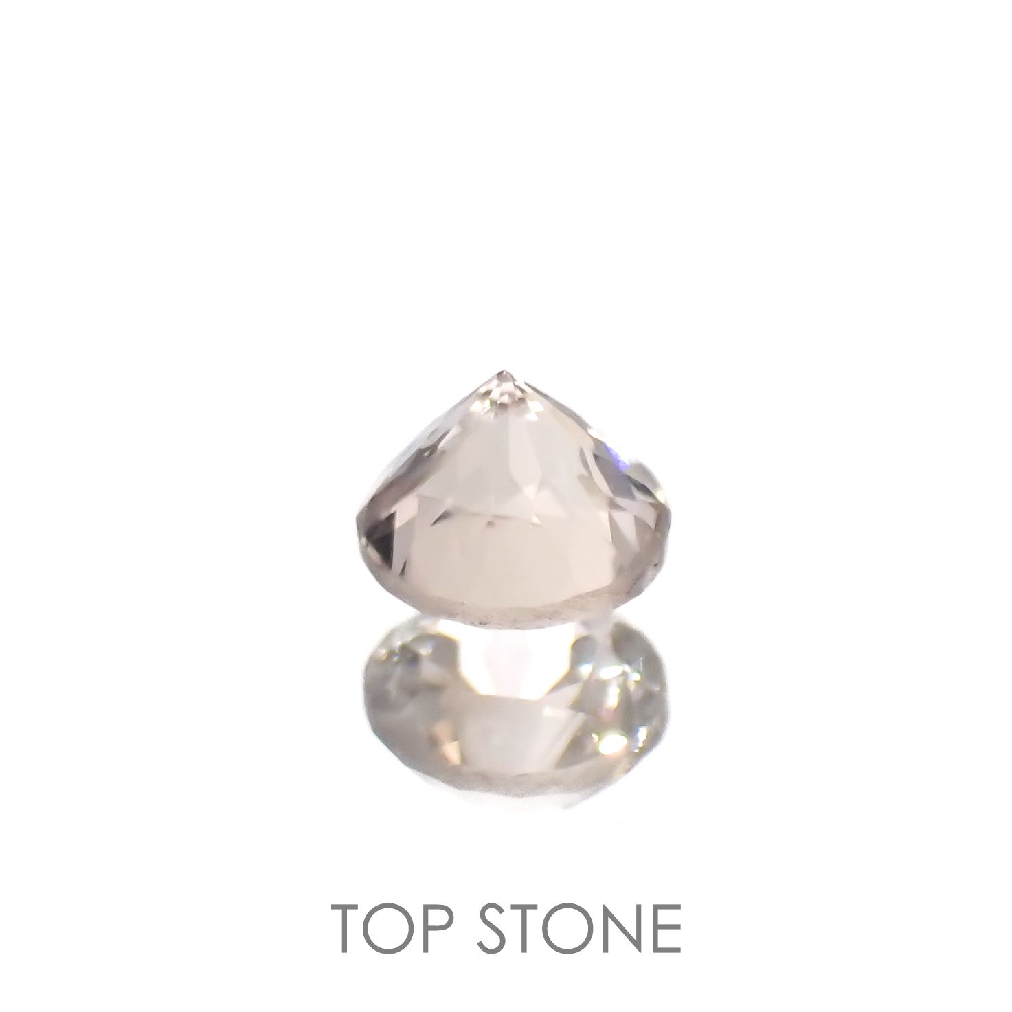 サニディン(宝石名サニディン)ドイツ産 0.16ct 識別済[221018940]3.5x3.4mm前後