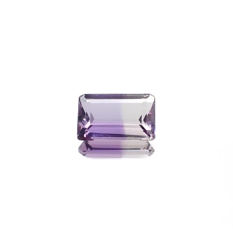 アワーグラスアメジスト(宝石名バイカラー・クォーツ)モロッコ産 1.80ct 識別済[231225097]9.9x6.2mm前後