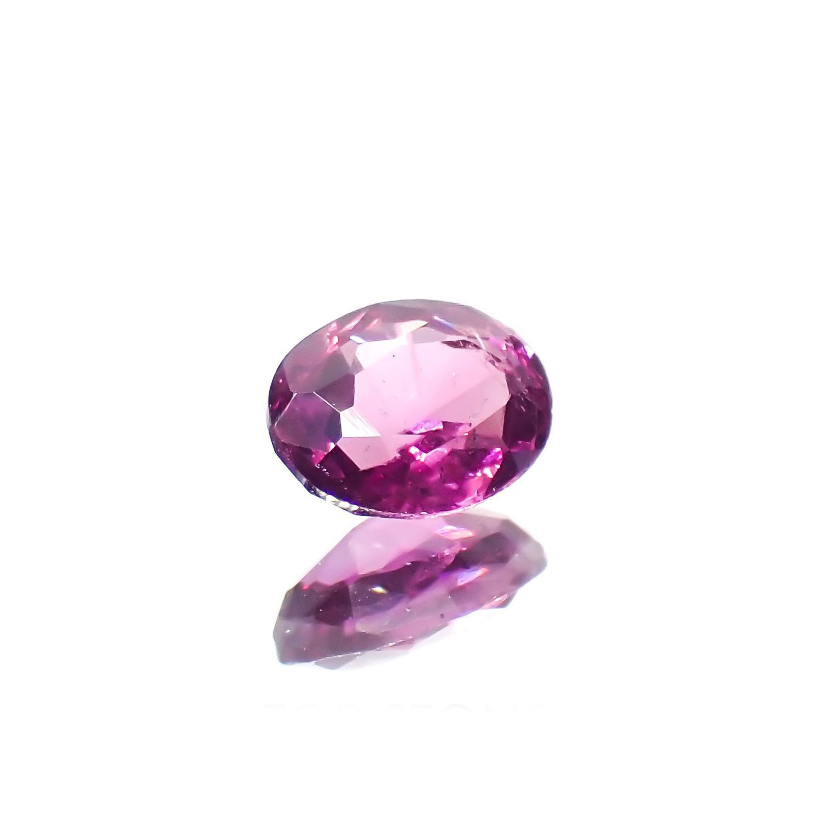 パープルサファイア パキスタン・カシミール産 0.56ct[230119878]5.6x4.3mm前後