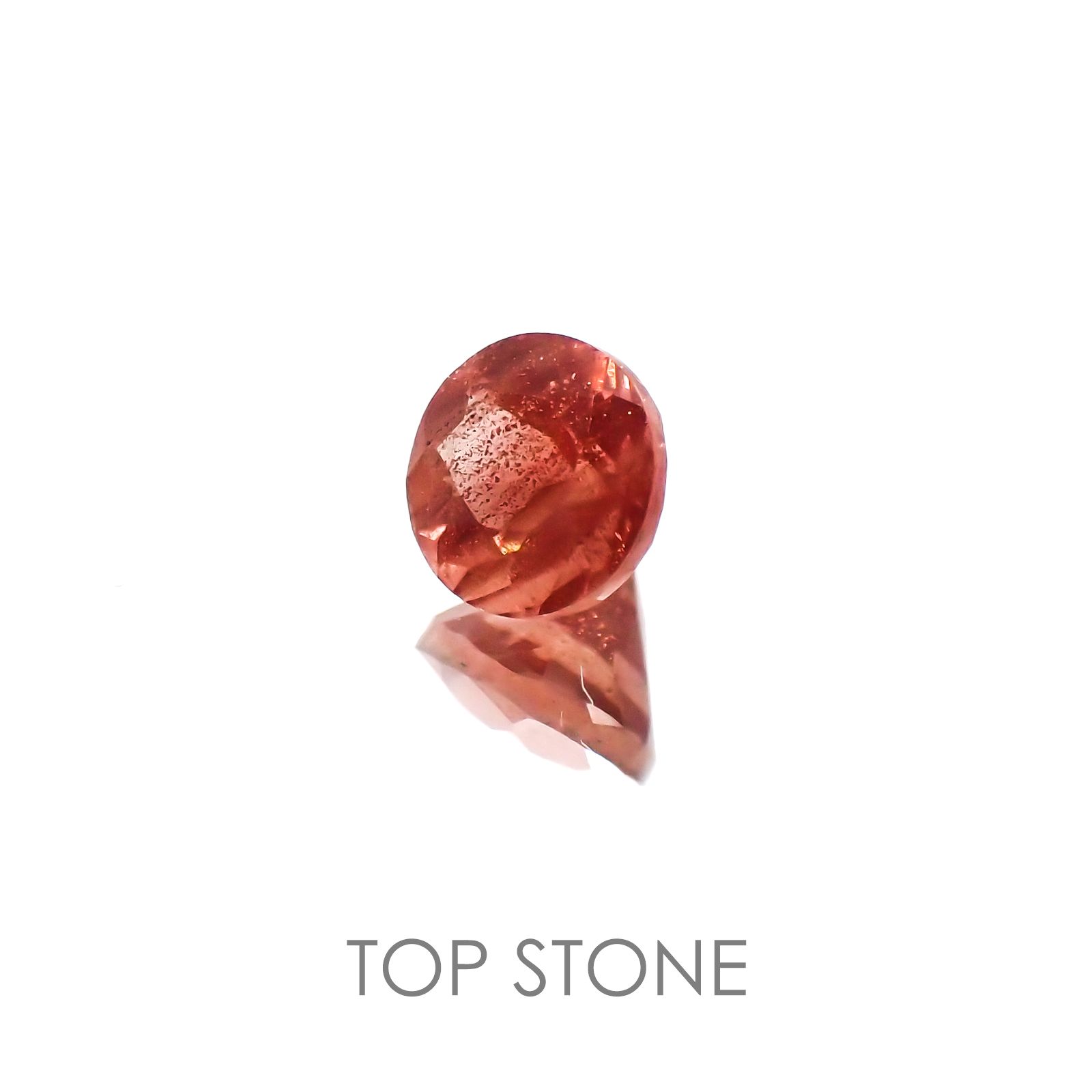 オレゴンサンストーン アメリカ産 ルース 0.53ct[20128392]5×5mm前後