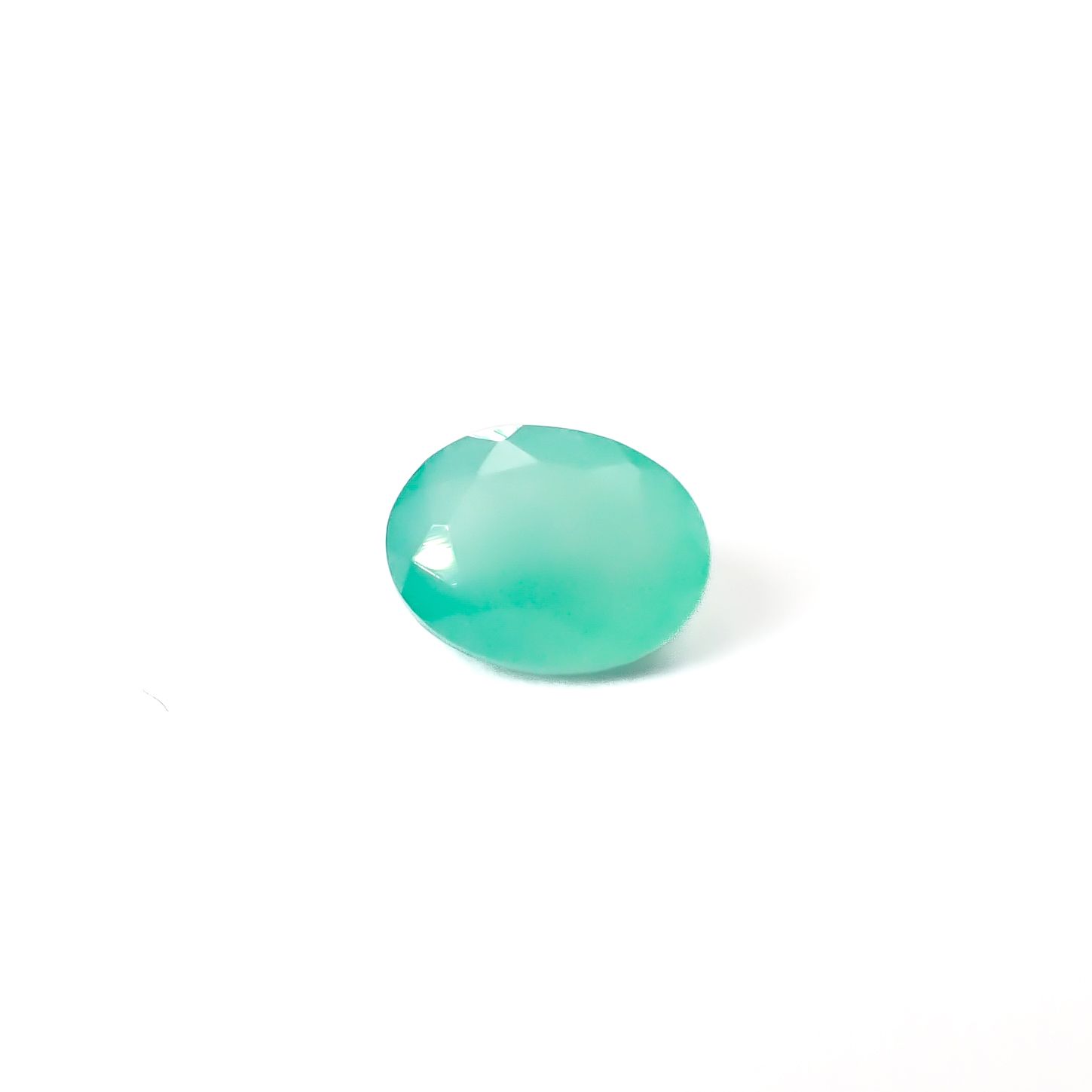 アクアプレーズ 南アフリカ産 1.17ct / 8.1x6.2mm前後 [260432018]
