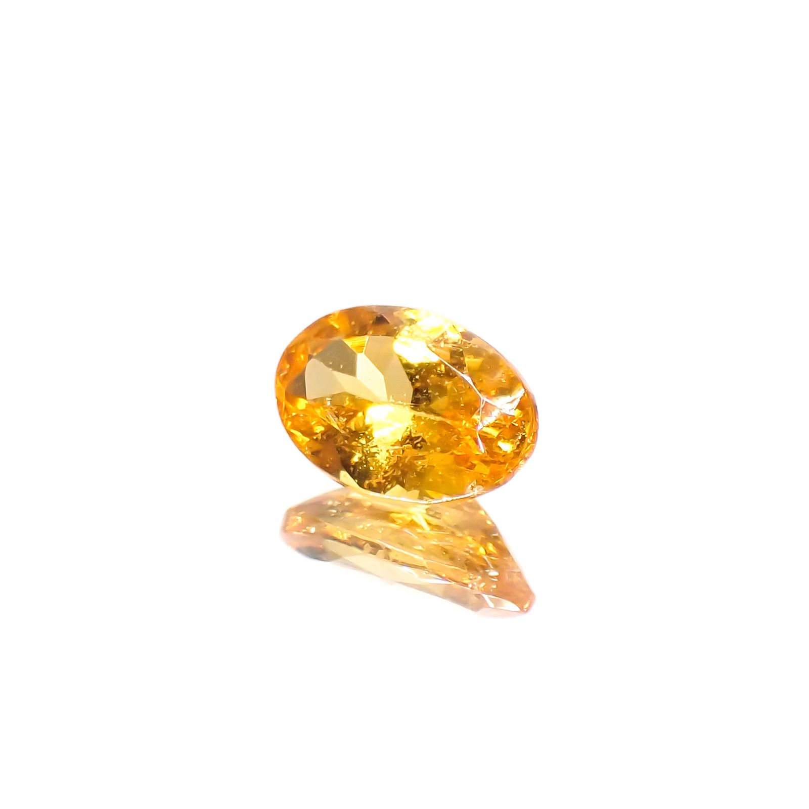 スペサルティンガーネット ナイジェリア産 0.52ct[230923386]6x4mm前後