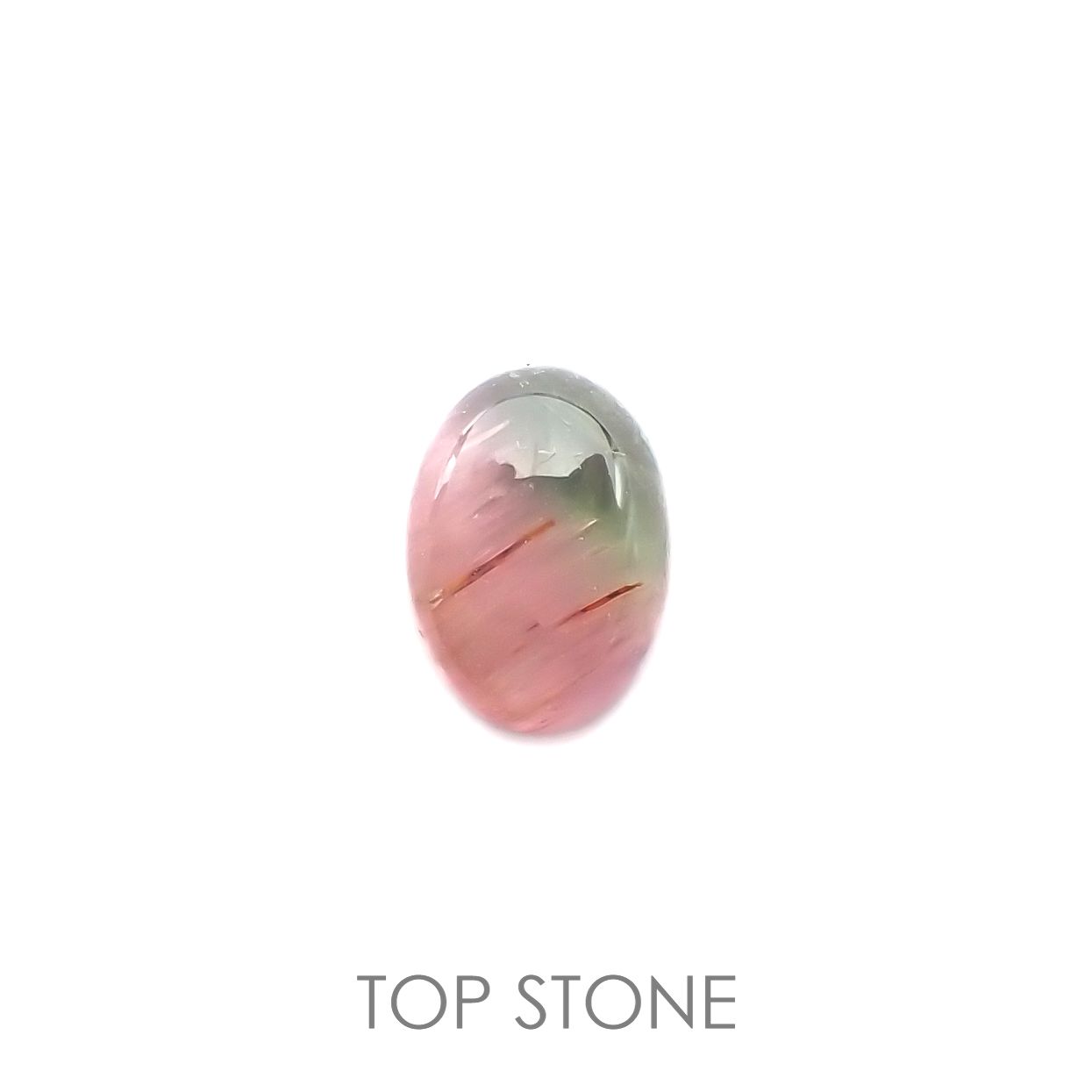 バイカラートルマリンキャッツアイ ブラジル産 0.97ct[221018601]7.1x5.1mm前後