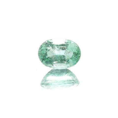 パステルカラーエメラルド コロンビア/ブラジル産 0.34ct [250817234]5.3x3.7mm前後