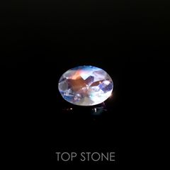 レインボームーンストーン(宝石名ラブラドライト)タンザニア産 0.61ct 識別済[220516036]6.9x5.1mm前後