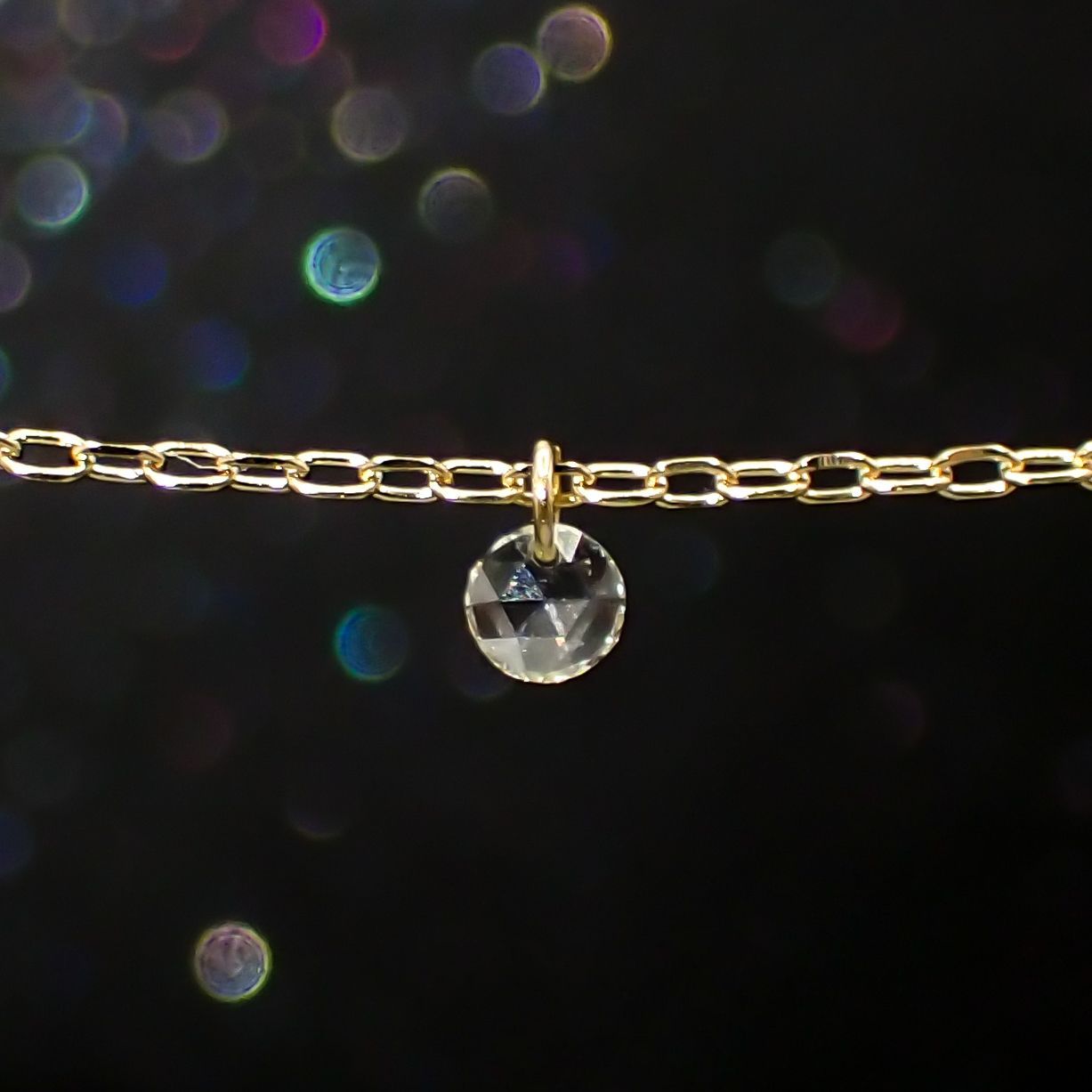 ◇La terre(ラ・テール)◇K18ダイヤモンドチャーム TTLC/SI(宝石名ダイアモンド) 0.037ct 識別済[220515741]2.1x2.1mm前後